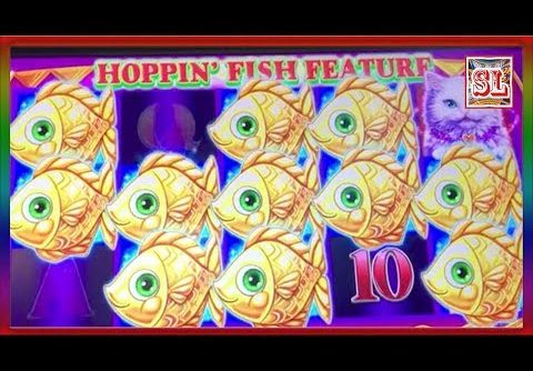 ** WIFE’s SUPER BIG WIN ON HOPPIN’ FISH POKIE MACHINE ** SLOT LOVER **