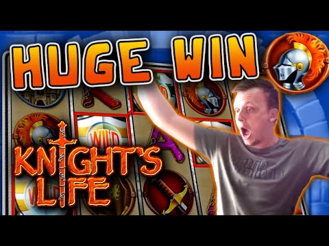 HUGE MEGA WIN on KNIGHTS LIFE!!