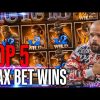 Top 5  MAX BET WINS  – Streamer Record win 150.000 €