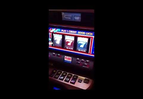 $5000 a pull High limit slot machine Aria Las vegas Mega win 1 75 Million mp4