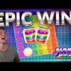 EPIC WIN! Jammin Jars Big win – HUGE WIN on Casino slot from Casinodaddy LIVE Stream