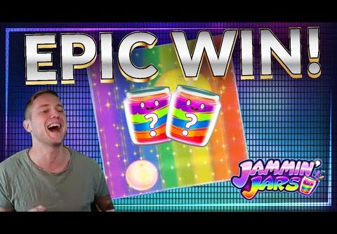 EPIC WIN! Jammin Jars Big win – HUGE WIN on Casino slot from Casinodaddy LIVE Stream