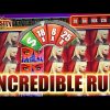 KATARINA SLOT MACHINE INCREDIBLE WHEEL BONUS RUN SUPER BIG WIN MAX BET