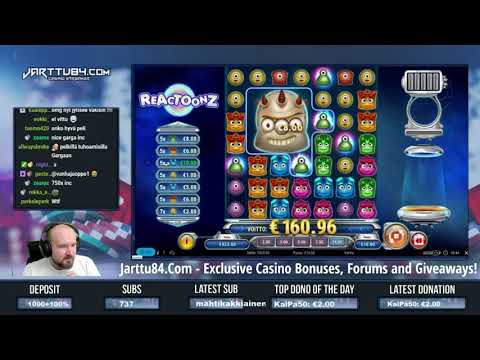 Big Win From Reactoonz slot!!