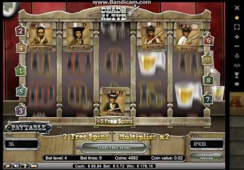 Dead Or Alive Slot (Netent) Return of the posterboys – Mega Win.