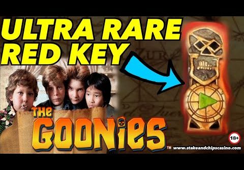 THE GOONIES SLOT 🔑🚨 Inc RED KEY !! 🔑 💀 Online Casino BONUS WINS !!