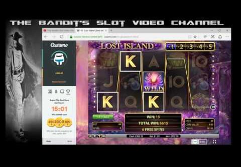 Super Mega Big Win Wildline on Lost Island Online Slot from The Bandit