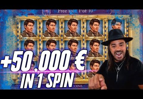 ROSHTEIN WIN 50.000 € in 1 Spin – Huge Win  Book of Dead slot