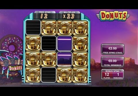 DONUTS 🍩🍩🍩 slot NON STOP BONUS + MEGA WIN.