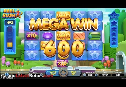 Reel Rush 2 Slot from NetEnt (SUPERFREESPINS, FREESPINS, BONUS, BIGWIN, SUPERBIGWIN, MEGAWIN)