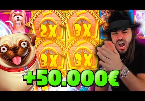 ROSHTEIN New Big Win  50.000€ on TheDog House slot – TOP 5 Mega wins of the week