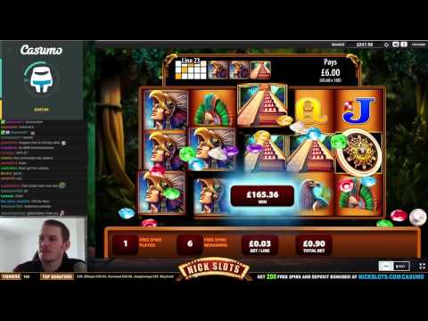 SUPER MEGA WIN on Montezuma Slot – £0.90 Bet