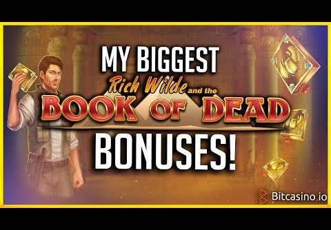 My Biggest Book Of Dead Slot Wins! | Bitcasino Gambling #2