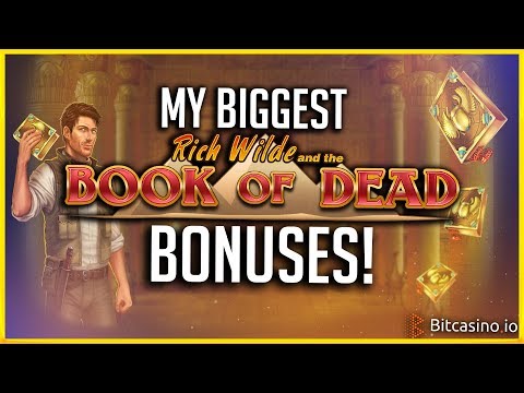 My Biggest Book Of Dead Slot Wins! | Bitcasino Gambling #2