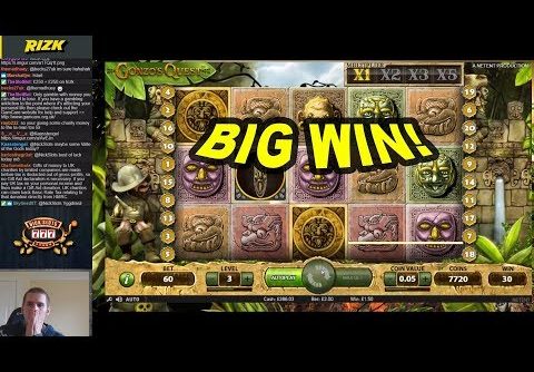 BIG WIN on Gonzo’s Quest Slot – £3 Bet