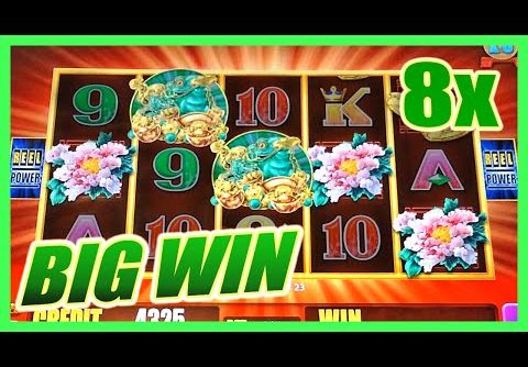 5 FROGS SLOT MACHINE SUPER FEATURE BIG WIN BONUS w/ MULTIPLIERS Aristocrat Slots