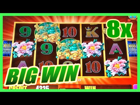 5 FROGS SLOT MACHINE SUPER FEATURE BIG WIN BONUS w/ MULTIPLIERS Aristocrat Slots