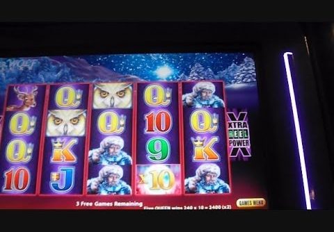 Timberwolf Deluxe SUPER BIG WIN MAX VOLATILITY Slot Machine Bonus Round Free Games Spins
