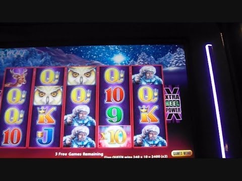 Timberwolf Deluxe SUPER BIG WIN MAX VOLATILITY Slot Machine Bonus Round Free Games Spins