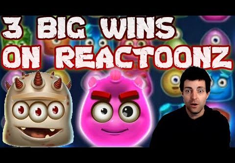 3 Massive Wins on Reactoonz Online Slot | Big Win on Reactoonz Play n Go