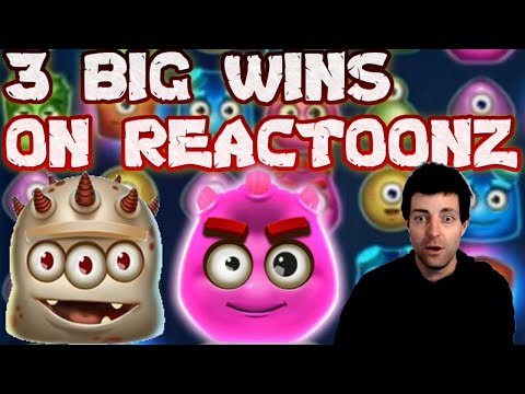 3 Massive Wins on Reactoonz Online Slot | Big Win on Reactoonz Play n Go