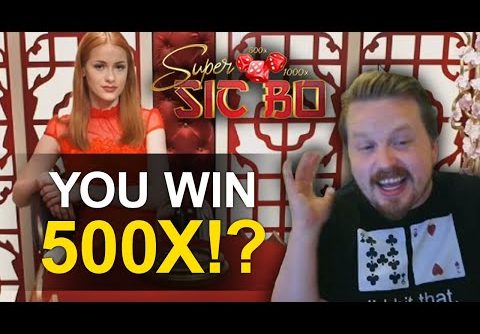 Unexpected HUGE WIN on Super Sic Bo!