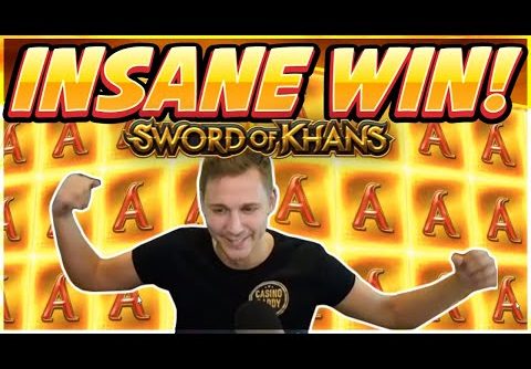 INSANE WIN! Sword Of Khans Big win – NEW SLOT – Casino Games from Casinodaddy Live Stream