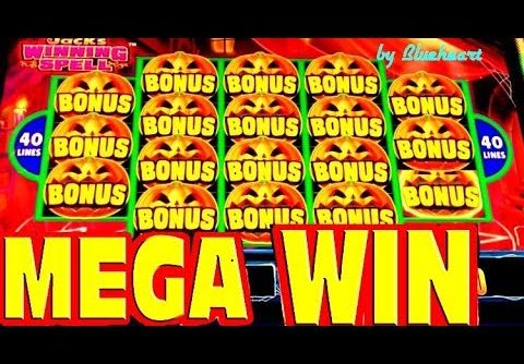 JACK’s WINNING SPELL slot machine MEGA BONUS WIN!