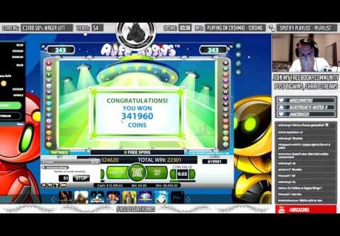 Alien Robots online slot – big win