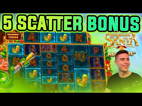 MYSTICAL SANTA MEGAWAYS GIVING US AN EARLY CHRISTMAS PRESENT | HUGE WIN ON STAKELOGIC SLOT MACHINE