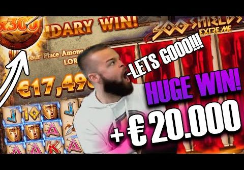 ClassyBeef Crazy Win on 300 shields extreme slot – TOP 5 Biggest wins of the week