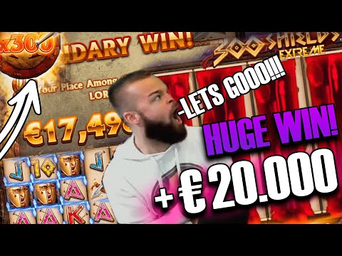 ClassyBeef Crazy Win on 300 shields extreme slot – TOP 5 Biggest wins of the week