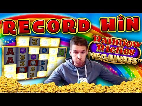 MUST SEE!!! RECORD WIN on Rainbow Riches Megaways Slot – £10 Bet!