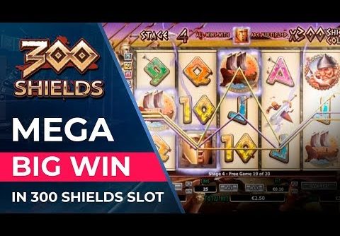 Mega big win in 300 Shields slot