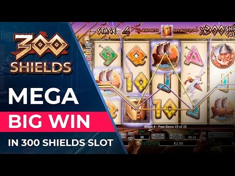 Mega big win in 300 Shields slot