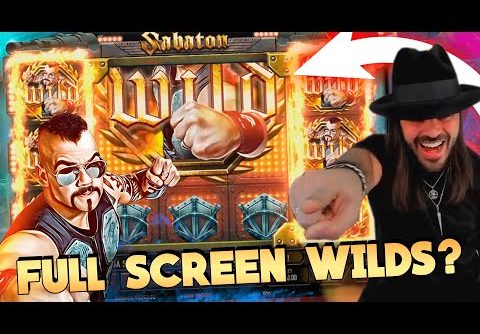 ROSHTEIN  win Full Screen Wild  on Sabaton  slot – Top 5 Biggest Wins of week