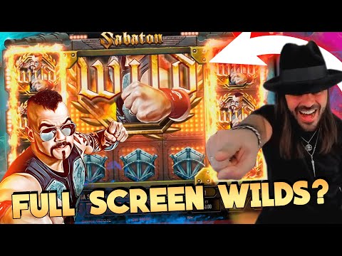 ROSHTEIN  win Full Screen Wild  on Sabaton  slot – Top 5 Biggest Wins of week