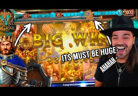 ROSHTEIN HUGE WIN on The Sword and Grail slot  – Top 5 Biggest Wins of September