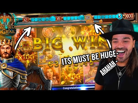 ROSHTEIN HUGE WIN on The Sword and Grail slot  – Top 5 Biggest Wins of September