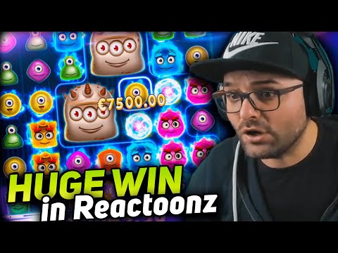 Andypsx Huge win 10.000 € on Reactoonz slot – TOP 5 mega wins in casino online