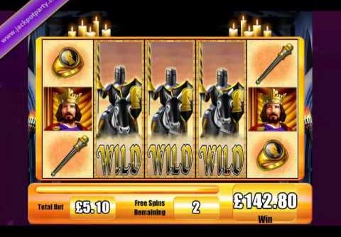 £5,135.70 MEGA BIG WIN (1007 X STAKE) BLACK KNIGHT™ BIG WIN SLOTS AT JACKPOT PARTY