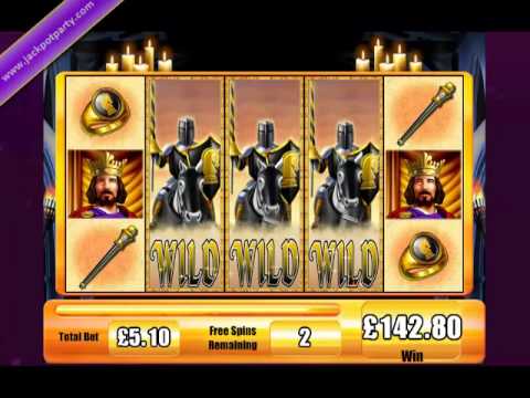 £5,135.70 MEGA BIG WIN (1007 X STAKE) BLACK KNIGHT™ BIG WIN SLOTS AT JACKPOT PARTY