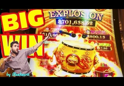 DANCING DRUMS EXPLOSION slot machine GOLD DRUMS BONUS and MEGA WIN on The Walking Dead 2 slot game