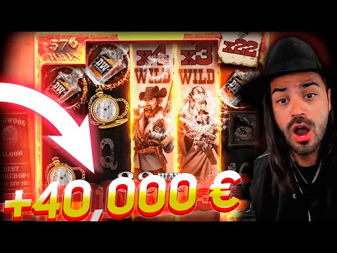 Streamer RECORD Win 40.000€ on Deadwood Slot – TOP 3 BEST WINS OF THE DAILY !