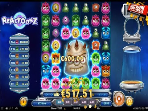 Reactoonz Slot – BIG WIN Compilation (3 Videos)