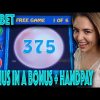 $75/SPIN! HANDPAY JACKPOT on LIGHTNING LINK SLOT! Las Vegas BIG WIN!