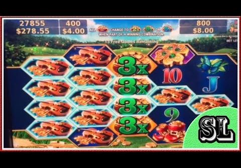 **SUPER BIG WIN** Leprechauns Garden Max Bet Bonus ** SLOT LOVER **