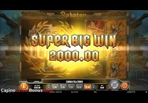 Sabaton from Play`n GO (FREESPINS, BONUS, BIGWIN, SUPERBIGWIN, MEGAWIN)