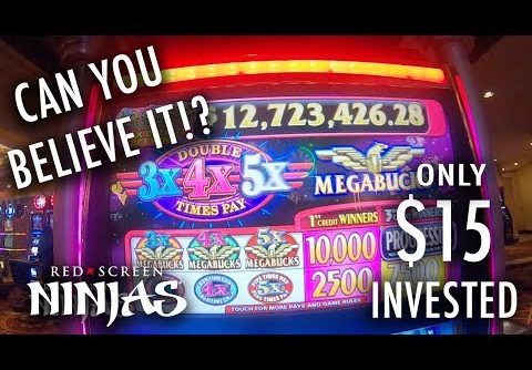 MEGABUCKS HUGE PROGRESSIVE WIN!!!! SLOT MACHINE – LAS VEGAS