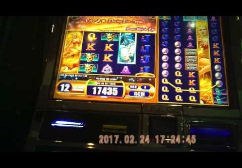MAX BET – BIG WIN bonus win on Colossal Wizards slot machine #29